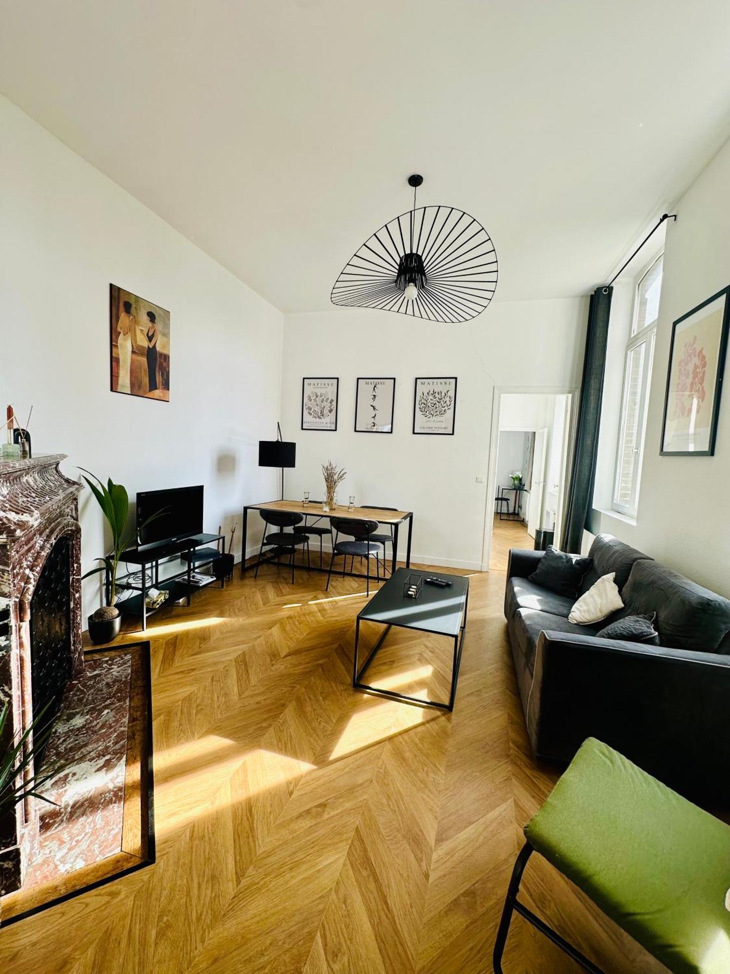 Spacieux Appt Haussmannien Parking Prive Amiens Luaran gambar