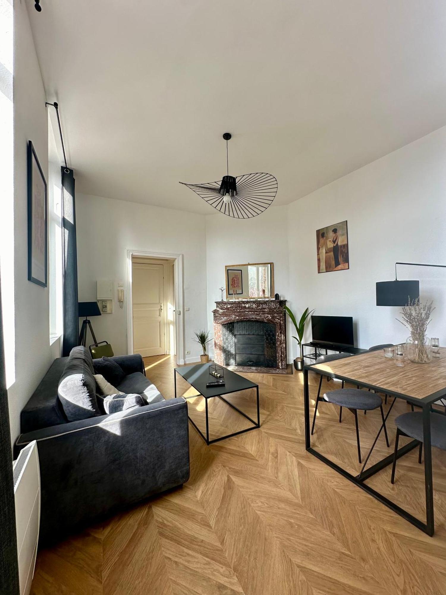 Spacieux Appt Haussmannien Parking Prive Amiens Luaran gambar